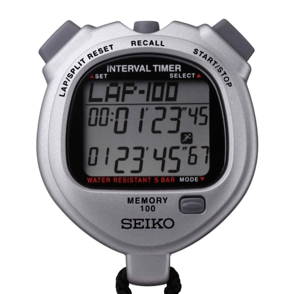 Mira la cuenta regresiva de recuperación de memoria con temporizador dual de 100 vueltas de Seiko