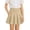 Z77 Khaki, variant on Glisme Little Girls Back To School Skirts Solid Color Elastic Waist College Style With Pockets Fashion Pleated Skirt For Girls Size 5-6 Years