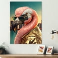 thumbnail image 2 of Designart Flamingo Gangster In NYC III Canvas Wall Art, 2 of 5