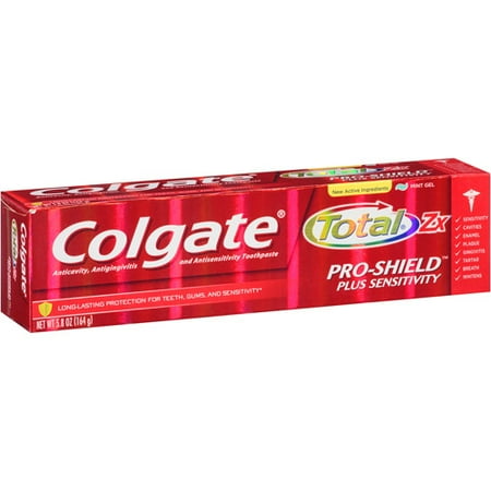 Colgate Total Zx Pro-Shield Plus Sensitivity Toothpaste, 5.80 oz