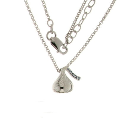 - Hershey Kiss Mini Pendant Sterling Silver w/18
