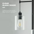 thumbnail image 6 of 65" Industrial Floor Lamp with Hanging Shades for Home or Office, Black, 6 of 10