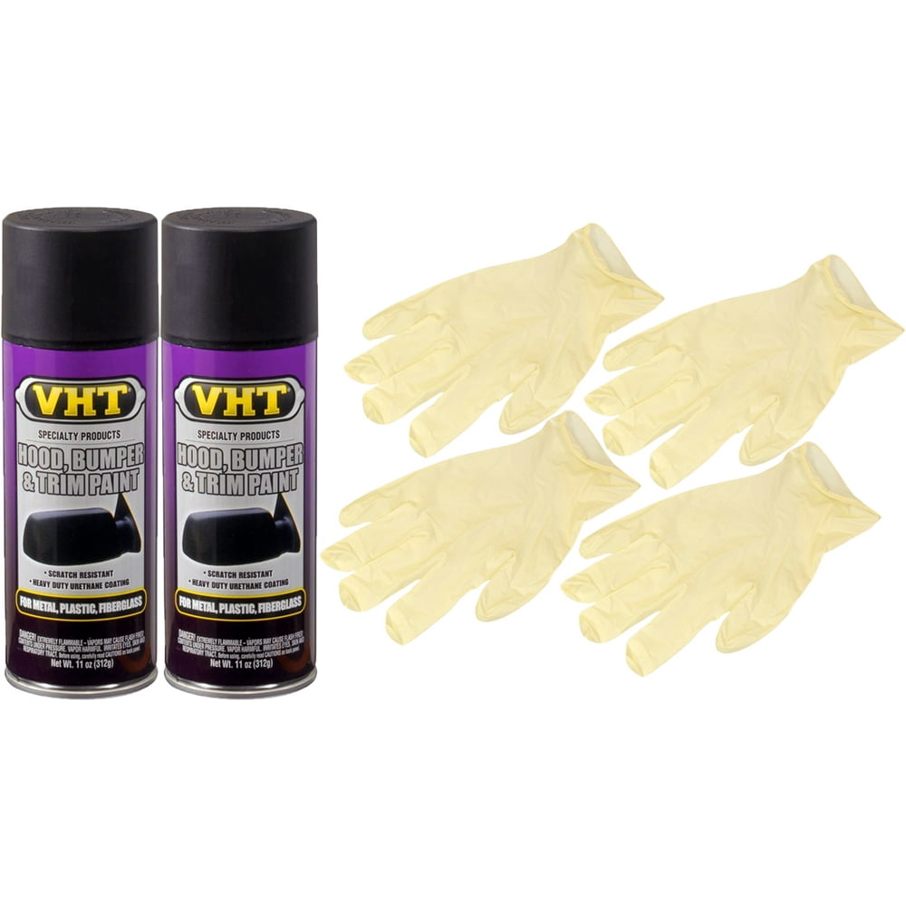 VHT Hood, Bumper & Trim Paint Satin Spray (11 oz.) Bundled 2 Pairs