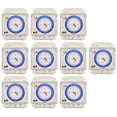 thumbnail image 1 of 10X Interruptor Temporizador Mecánico AnalóGico 110V-220V 24 Horas Programable Diariamente 15 Minutos ReléInterruptor, 1 of 7