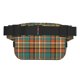thumbnail image 3 of Fotbe colorful plaid Cangurera Cuadrada con Estampado de Doble Capa, Bolsa de Cintura Ajustable Mini para Hombres y Mujeres, 3 of 9