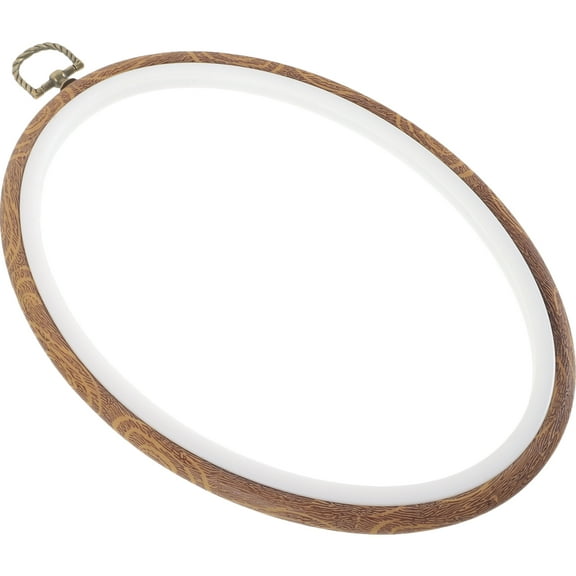 GAXIRE Embroidery Frame for Display Wooden Hoop with Cross Stitching 1Pack