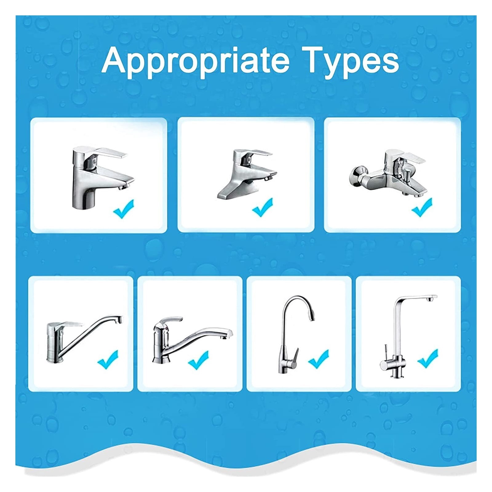 24mm Faucet Aerator Replacement, Water Saver Spout Filter Kitchen Tap Aerators Kit,Kitchen Water Faucet Aerator For Bathroom Or Kitchen (6 Pieces) ,Water Saving