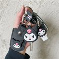 thumbnail image 2 of Sanrio Hello Kitty Keychain Pompom Purin Silicone Key Case Pendant Cinnamoroll Kuromi My Melody Car Key Chain, 2 of 7