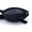Black Frame - Black Lens, variant on SA106 Retro Oval Sunglasses for Women with Star Accent