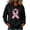 Black, variant on Women's Breast Cancer Awareness Hoodie in October We Wear Pink Shirts Support Survivor Gift