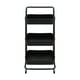 thumbnail image 4 of Carrito Organizador Móvil Mundo In Trendy Negro, 4 of 9