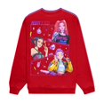 thumbnail image 3 of Pop cazadora para niña Demo-n Hunters Boys Girls Fashion Round-Neck Sweatshirt Streetwear Soft Comfortable Long Sleeve Hoodie for Daily Wear Spring Fall Winter （Red）, 3 of 4