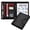 Black-Handle, variant on A4 Business Folder Folder Combination PU Leather Briefcase with Calculator