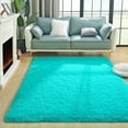 thumbnail image 2 of LOCHAS Soft Indoor Modern Area Rugs Fluffy Living Room Carpets for Children Bedroom Home Decor Nursery Rug 5.3'x7.5',Blue, 2 of 7