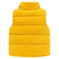 thumbnail image 3 of WOYY Big Girls Corduroy Quilted Vest Winter Warm Padded Sleeveless Jacket Outerwear, 3 of 3