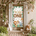 thumbnail image 4 of Animal Theme Wild One Birthday Banner Jungle Decor First Birthday Party for Baby Shower Kids Party Celebration, 4 of 9