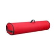 thumbnail image 4 of Bolsa de almacenamiento para rollos de papel de regalo, organizador de tela Oxford con asas, soporte para papel de regalo para la familia Rojo, 4 of 8
