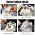 thumbnail image 4 of 6Pcs Dumpling Maker Machine 3 Modes Household Automatic Dumpling Maker with Spoon Brush Easy to Clean Dumpling Press Machine with Dumpling Cutter Portable Electric Dumpling Maker, 4 of 11