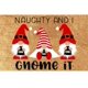 thumbnail image 1 of Alfombra de terciopelo de cristal antideslizante para pasillo de dormitorio con diseño de muñeco de nieve y Papá Noel, 1 of 6