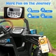 thumbnail image 4 of 24V Ride on Toy Cars, Kids Ride on UTV Cars with Remote Control, Battery Powered Electric Car for Kids Boys Girls 3-6 w/Bluetooth and Lights, 4 Wheelers Drive, Blue, 4 of 7