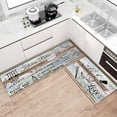 thumbnail image 2 of Farmhouse Kitchen Rugs Sets of 2 Non Slip Washable Farmhouse Kitchen Mats for Floor 2 Piece Country Rustic Rug Mat Set Home Decor, 2 of 6