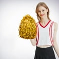 thumbnail image 2 of CSChome Cheerleading Flower Ball Dance Pompoms Fluffy PET Double Pass Cheerleader Hand Flower Ball Decoration, 2 of 6