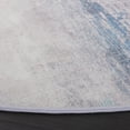 thumbnail image 3 of SAFAVIEH Tacoma Archer Abstract Machine Washable Area Rug, Grey/Blue, 8' x 8' Round, 3 of 8