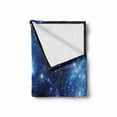 thumbnail image 2 of Constellation Soft Flannel Fleece Blanket, Outer Space Star Nebula Astral Cluster Astronomy Theme Galaxy Mystery, Cozy Plush for Indoor and Outdoor Use, 70" x 90", Blue Black White, by Ambesonne, 2 of 6