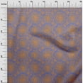 thumbnail image 3 of oneOone Velvet Medium Blue Fabric Block Sewing Craft Projects Fabric Prints By Yard 58 Inch Wide-RT, 3 of 5
