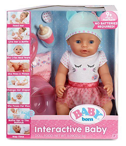Baby Born Blue Eyes Interactive Doll 