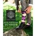 thumbnail image 3 of James Fiallo Mens 12-Pairs Funny Funky Crazy Novelty Colorful Patterned Dress Socks M199-12, 3 of 5