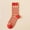 Red, variant on Tittly Cotton Socks Socks for Women Women's Autumn And Winter New Casual Fashion Thickened Long Barrel Christmas Socks Slouch Socks Cute Socks Hot Pink One Size