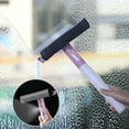 thumbnail image 3 of Durable 3 In 1 Squeegee Wiper Plastic Double-sided Window Cleaning Brush Glass Wiper Window Cleaner GREEN, 3 of 8