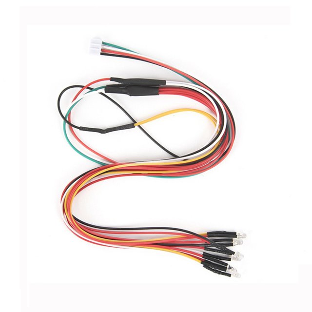 1 Set RC Kit de Lampe de Groupe de Feux Arrière RC Accessoires de Remplacement pour WPL D-12 1/10
