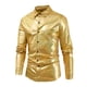 thumbnail image 2 of Playeras Oversize Hombre Camisa De Vestir Para Hombre Camisa Abotonada Con Cara Brillante Ropa Camiseta Con Solapa Con Cara Brillante Camisa, 2 of 9