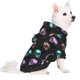 thumbnail image 2 of Balery purple cyan brown Skull Sudadera con Capucha para Perros Pequeños – Ropa para Mascotas, Disfraz para Perros y Gatos, Ideal para Fiestas y Cosplay-Medium, 2 of 7