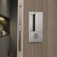 thumbnail image 1 of Lefu Handleless Flat Lock Modern Bedroom Recessed Door Handle Silent Push-Pull, 1 of 5