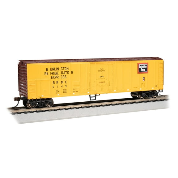 Bachmann Trains - 50� Steel Reefer - Burlington #5149 - HO Scale