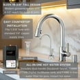 thumbnail image 3 of Westbrass Docalorah 10" 2-Handle Hot and Cold Water Dispenser Faucet with Digital Tank and Filter, Stainless Steel, 3 of 15