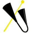 thumbnail image 2 of MasteelfCA Metal Cowbells Durable Calling Bell Black Musical Instrument for Outdoor Class Festival (Small Size), 2 of 7