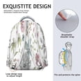 thumbnail image 5 of Foldable Sunflower Print Travel Backpack - Compact Lightweight School Bag for Women with Water Bottle Holder, Floral Design Carry On Backpack for Weekend Getaway Gym, 5 of 6