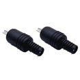 thumbnail image 4 of 2 piezas de adaptadores de audio negros para altavoces macho, herramientas de alimentación de señal, mini accesorios, conector DIN con terminales de tornillo de 2 pines, 4 of 5