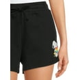 thumbnail image 4 of Peanuts Snoopy Juniors’ Rainbow Heart Graphic Print Shorts, 4 of 5
