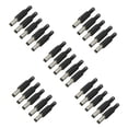 thumbnail image 1 of 25PCS 5.5mm x 2.5mm Male Jack DC Power Plug Socket Jack Adapter Adaptor Connector,25x DC Male Connector,Black, 1 of 4