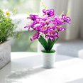 thumbnail image 5 of WMGHA 20 Pcs Artificial Daffodils Flowers in Vase for Home Decor, Spring Flower Fake Silk Flower Arrangement for Home Wedding Outdoor Front Door, UV-Resistant Artificial Potted Flowers, 5 of 6