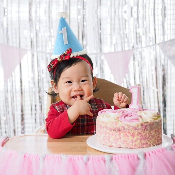 FRCOLOR 4pcs First Birthday Hats Baby 1st Birthday Hats First Birthday Photo Props