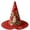 Red, variant on Halloween Wizard Hats for Women Classic Pointed Quilted Witches Hat Wide Brim Party Cosplay Accessories Navy One Size