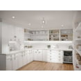 thumbnail image 5 of Progress Lighting, Aiken Collection, 1-Light Flush Mount, Brushed Nickel, Clear Glass Shade, 5 of 6