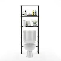 Furinno 99763 Turn-N-Tube Toilet Space Saver with 3 Shelves
