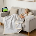 thumbnail image 4 of Deeceymbur Cooling Summer Quilt Washable Double Layer Yarn Air Conditioning Core Cool Feeling Lightweight Breathable Soft, 4 of 6
